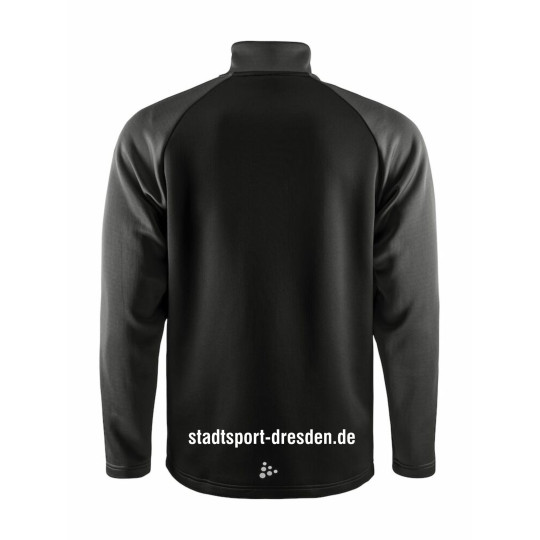 StadtSport Dresden  Squad 2.0 Half Zip Men schwarz