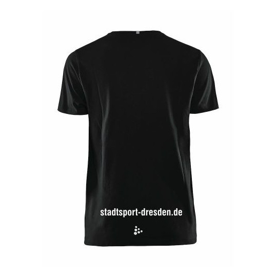 StadtSport Dresden  Community Function Tee Men schwarz