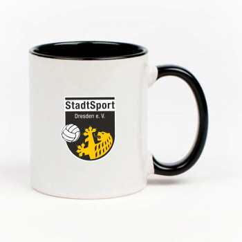 StadtSport Dresden  Tasse schwarz/weiss