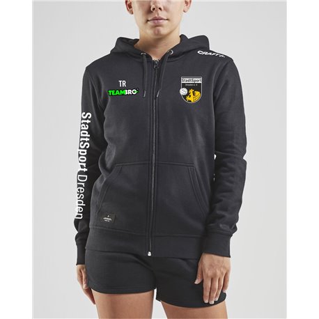 StadtSport Dresden  Community FZ Hoodie Women schwarz